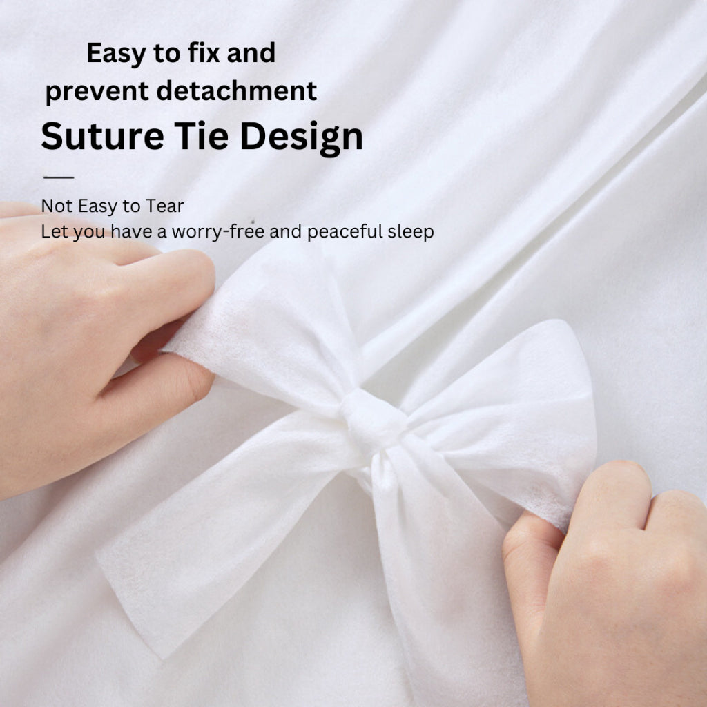 SG Disposable Bed Sheets Set Travel Pillow Cover Quilt Cover Single Double Set Hotel Bedsheets 一次性旅行床单套