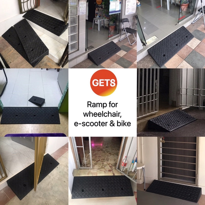 SG Ramps Wheelchair Ramp, Kerb Ramps for E-scooter, Bikes & Cars. Brand New & Ready Stock!