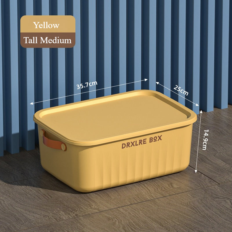 SG Storage box sundries snacks toys clothes storage box desktop living room wardrobe study home plastic cabinet