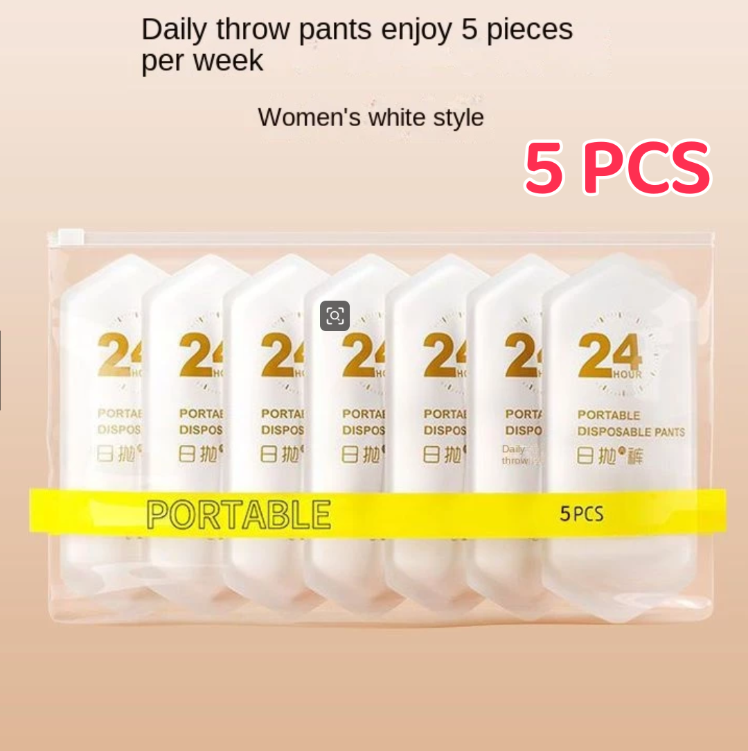 SG 5/10/20pcs Disposable Panties Ladies Sterile Ladies Sterile Shorts Portable Pregnant Women Postpartum Women Disposable Panties Ladies Disposable Underwear Seamless Cotton Travel Plus Size Maternity Confinemen Women Disposable Panties Ladies