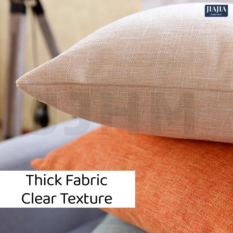 SG Nordic Sofa Pillow Cushion Case Cover Throw Pillow Case Cover Zipper Pillowcase Solid Color Simplistic Design