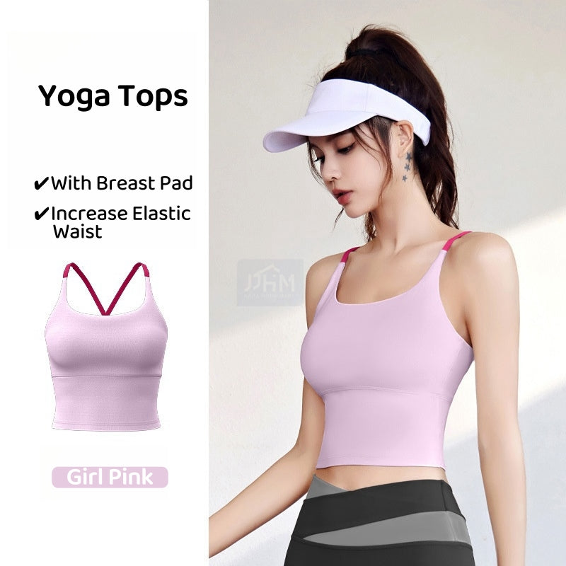 SG Padded Sports Bra Yoga Bra Gym Bra Buttery Soft Yoga Bra Cross Back Gym Fitness Workout Running
