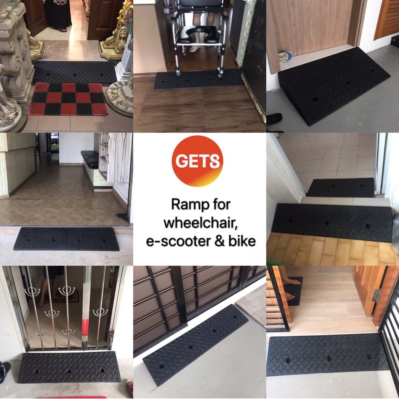SG Ramps Wheelchair Ramp, Kerb Ramps for E-scooter, Bikes & Cars. Brand New & Ready Stock!