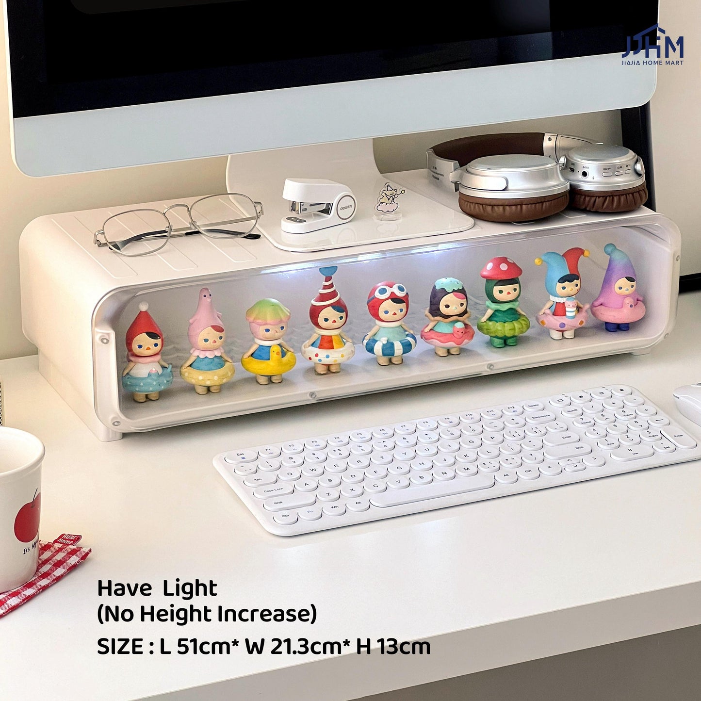 Elevated Rack Toy Display Office Monitor Computer Desktop Organize Household Neck Computer Screen Bracket