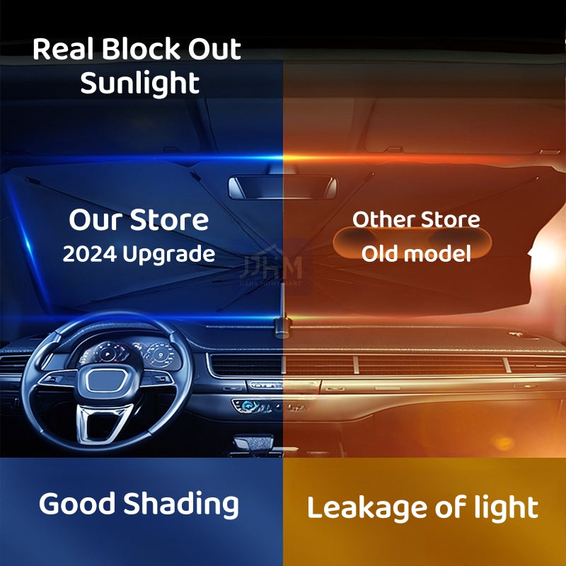 🔥SG READY STOCK🔥 Car Windshield UV Sunshade Umbrella Sun Protection Heat Insulation