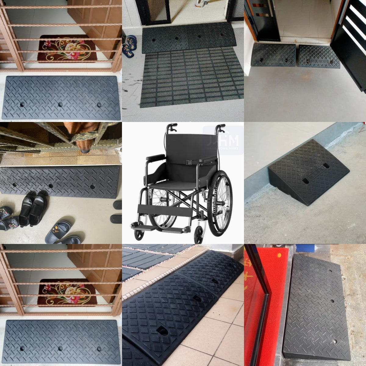 SG Ramps Wheelchair Ramp, Kerb Ramps for E-scooter, Bikes & Cars. Brand New & Ready Stock!