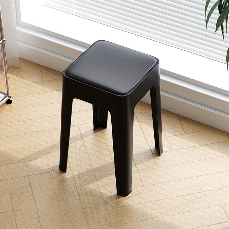 【SG Seller】4PCS Upgrade Sofa Base Stackable Plastic Stool Chair Dining Chair Set of Living Room Round Stool Kitchen Stool Multi-Colour Options