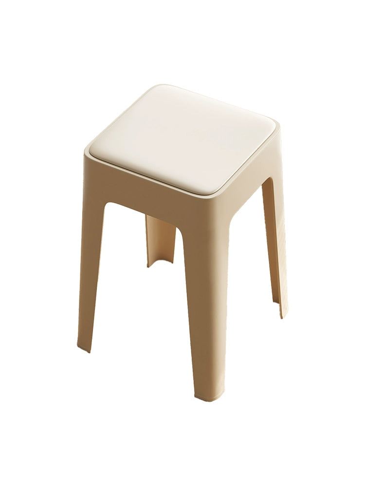 【SG Seller】4PCS Upgrade Sofa Base Stackable Plastic Stool Chair Dining Chair Set of Living Room Round Stool Kitchen Stool Multi-Colour Options