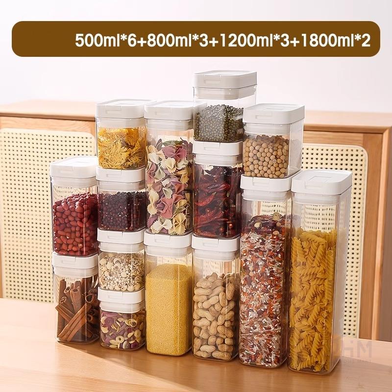SG Airtight Food Container Storage with Easy Lock Lids For Kitchen Pantry Or Refrigerator Organization and Storage