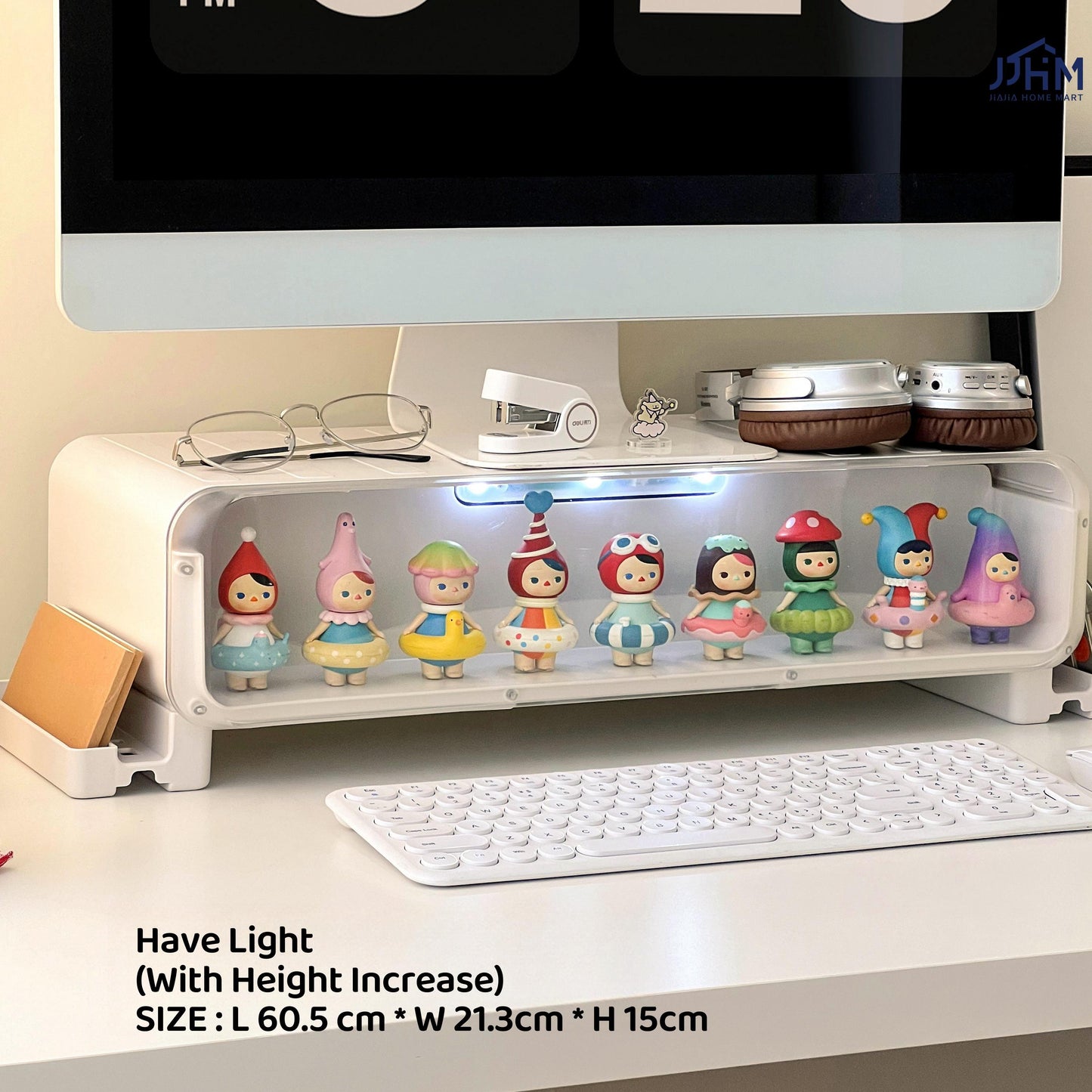 Elevated Rack Toy Display Office Monitor Computer Desktop Organize Household Neck Computer Screen Bracket