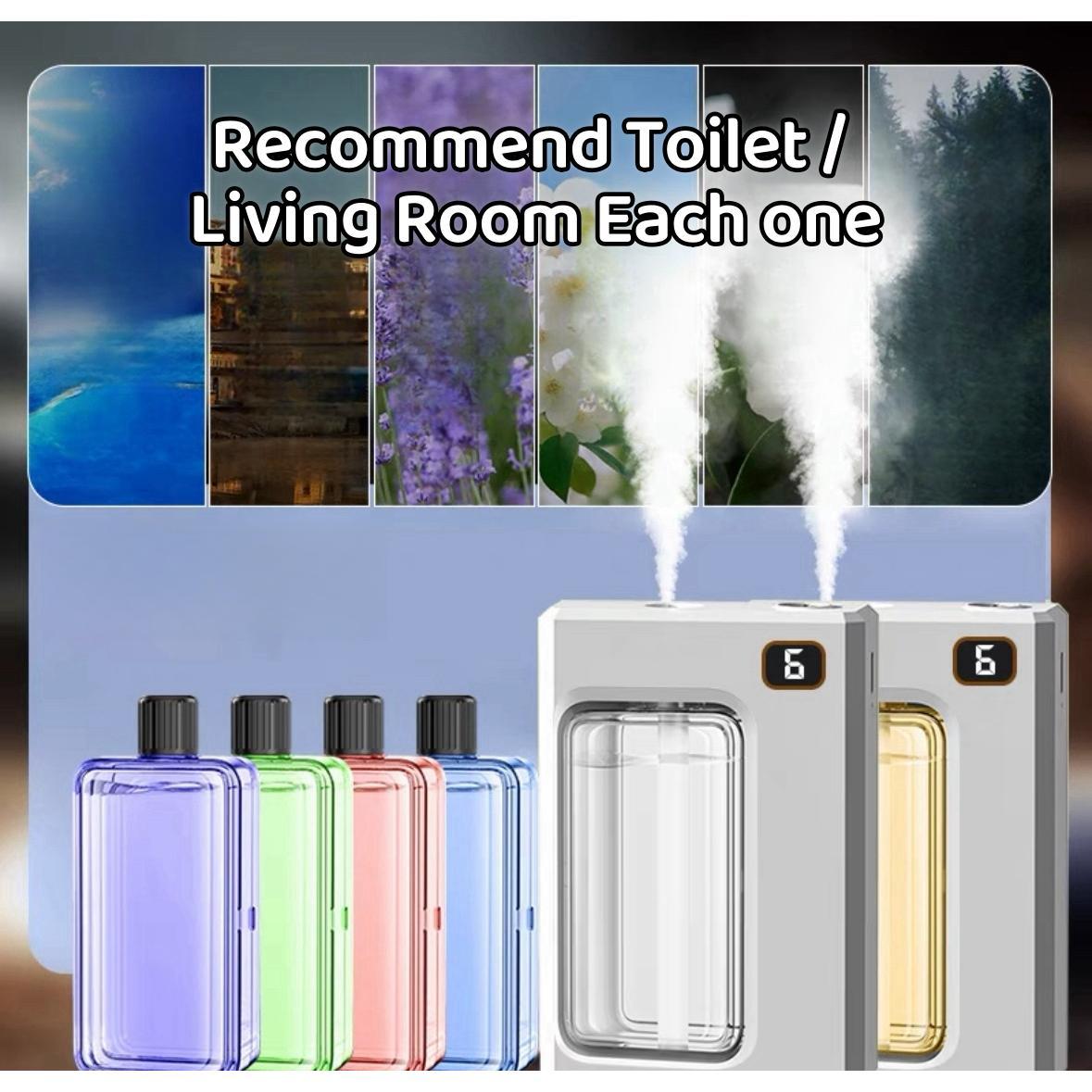 SG Automatic Aroma Diffuser Rechargeable Digital Dis Play Essential Oil Fragrance Machine Air Humidifiers Perfume