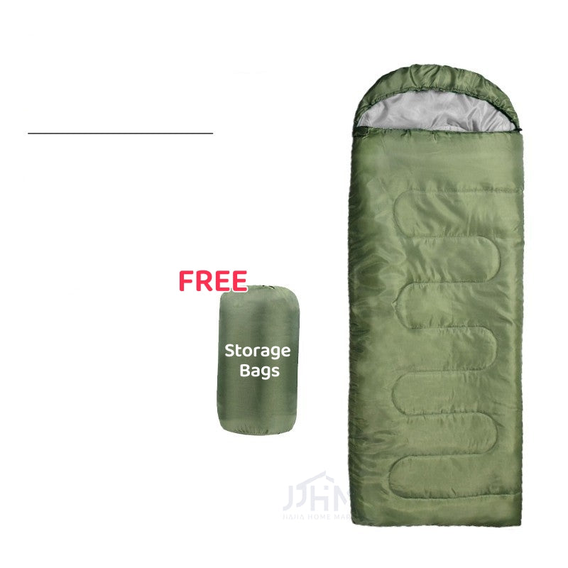【NDD SG】Outdoor Sleeping Bags Kid Camping Sleep Bag Envelope Hooded/Portable Hiking Camping Sleeping Mat Travel Quilt露营睡袋