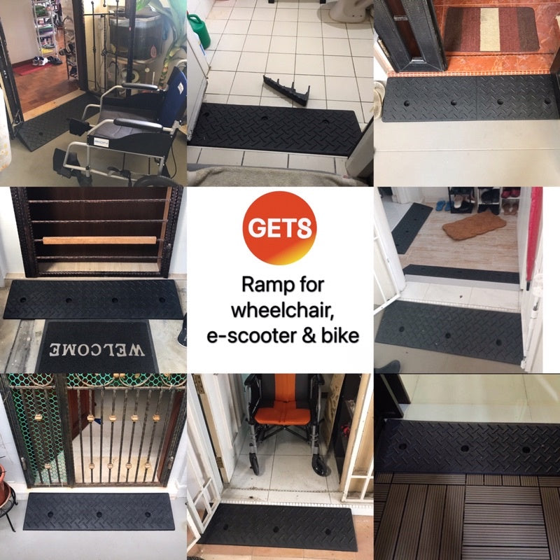 SG Ramps Wheelchair Ramp, Kerb Ramps for E-scooter, Bikes & Cars. Brand New & Ready Stock!