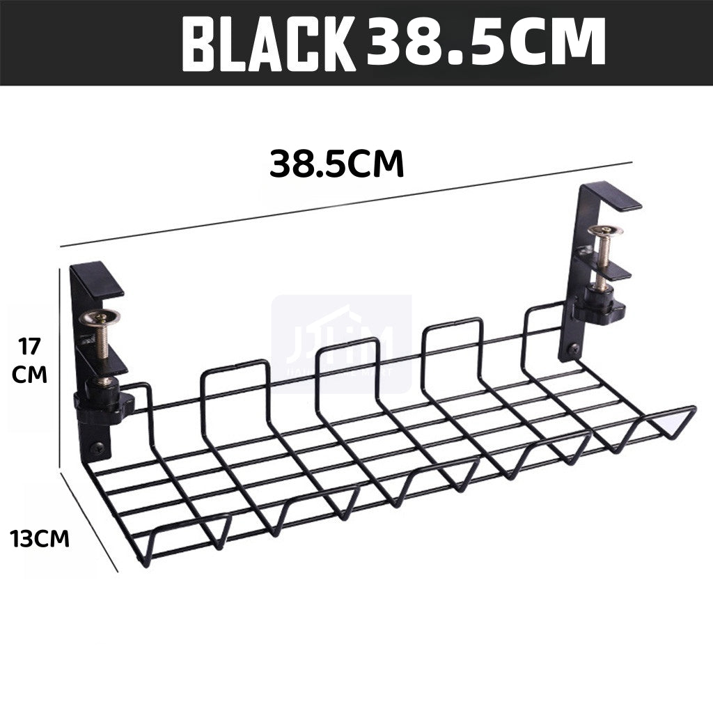 Under Table Cable tray/Cable Management Tray/Under Desk Cable Management Tray Desk Bottom Socket Holder Line Rack