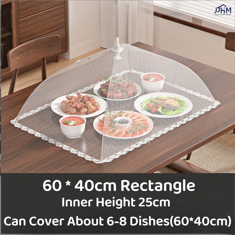 Japanes Style Foldable Food Cover Mesh Cover Outdoor Food Cover Pop Up Mesh Food Cover Dish Cover