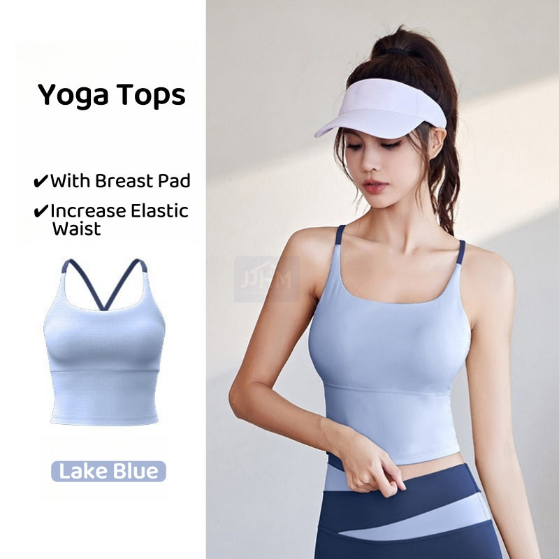 SG Padded Sports Bra Yoga Bra Gym Bra Buttery Soft Yoga Bra Cross Back Gym Fitness Workout Running