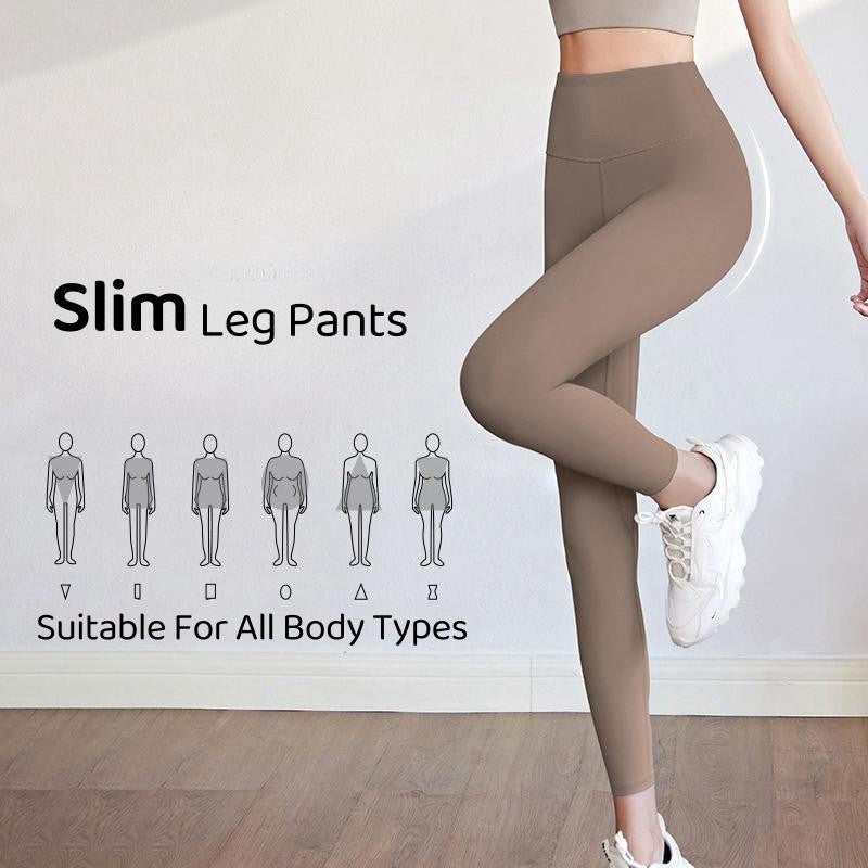 SG Women's No Embarrassing Line Slim Hight Waist Yoga Pants Tummy Control Workout Leggings for Gym Jogging Cycling