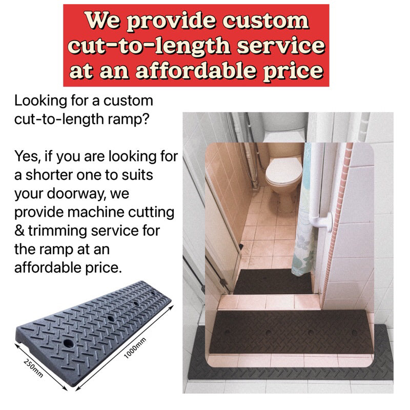 SG Ramps Wheelchair Ramp, Kerb Ramps for E-scooter, Bikes & Cars. Brand New & Ready Stock!