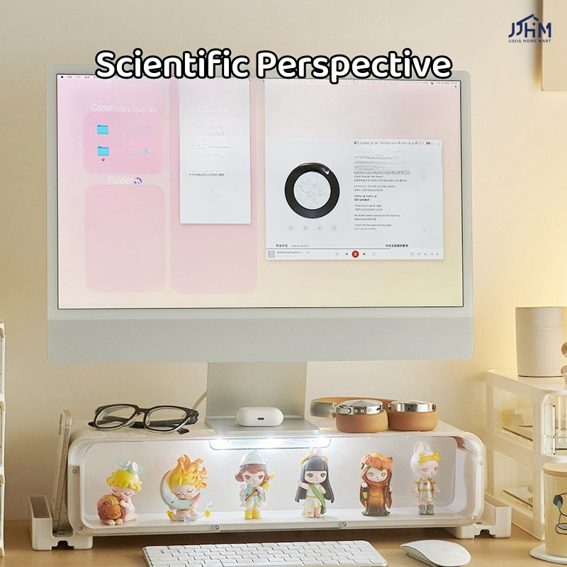 Elevated Rack Toy Display Office Monitor Computer Desktop Organize Household Neck Computer Screen Bracket