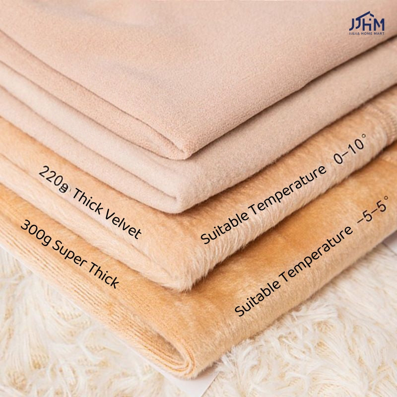 Thicken & Premium Thermal Pantyhose Lined Plush Translucent Winter Warm