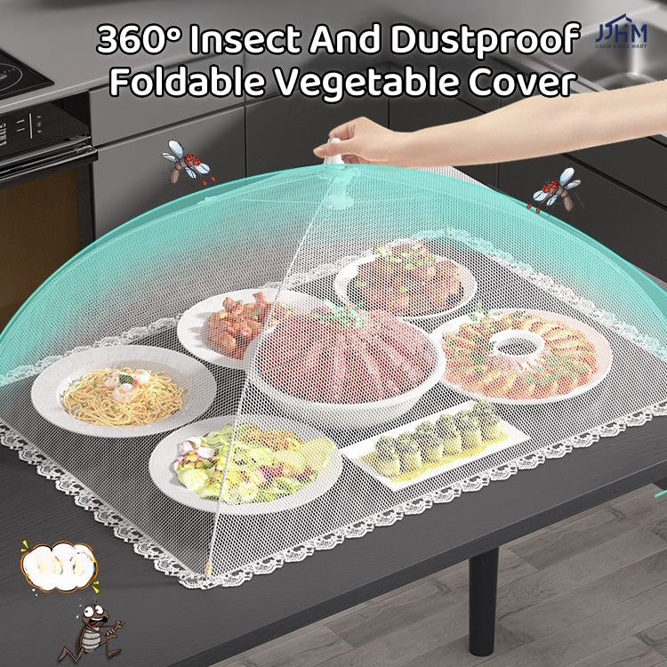 Japanes Style Foldable Food Cover Mesh Cover Outdoor Food Cover Pop Up Mesh Food Cover Dish Cover
