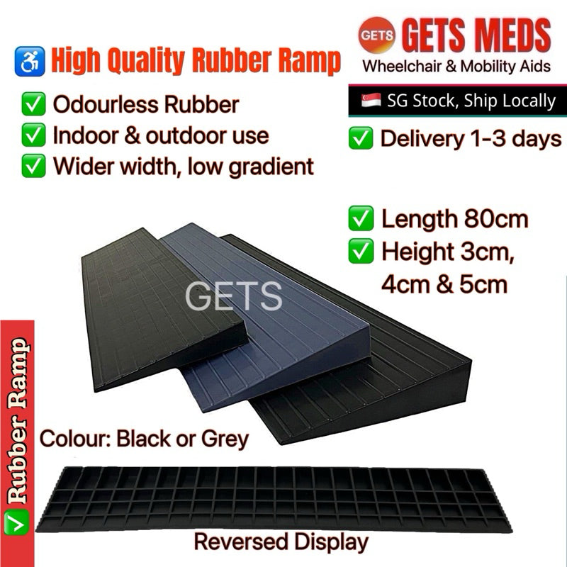 SG Ramps Wheelchair Ramp, Kerb Ramps for E-scooter, Bikes & Cars. Brand New & Ready Stock!
