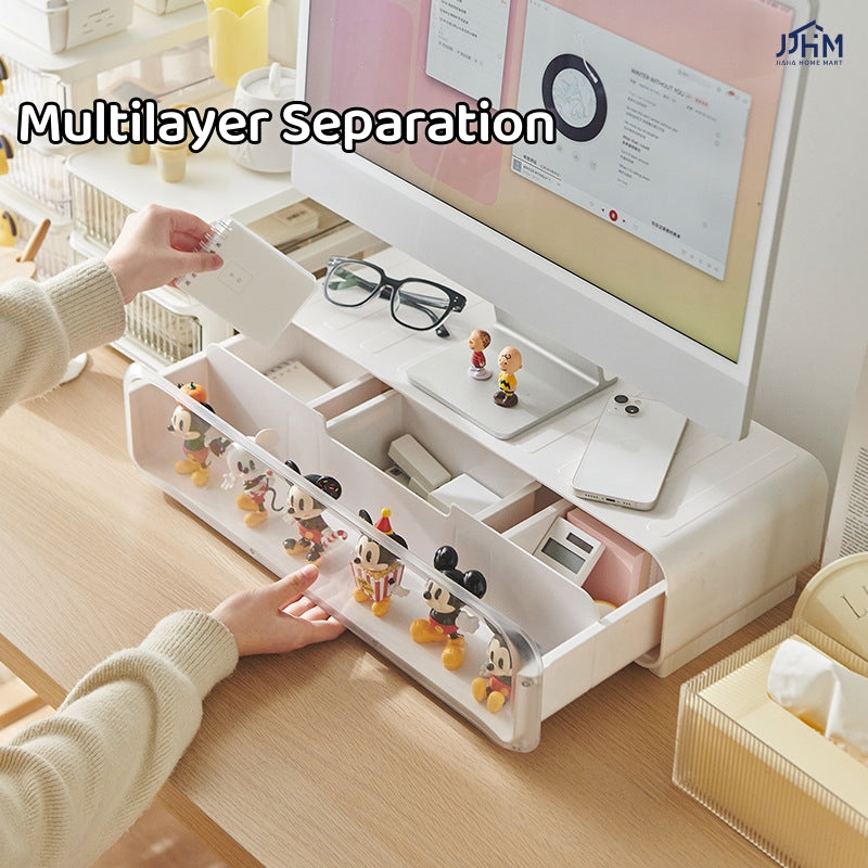 Elevated Rack Toy Display Office Monitor Computer Desktop Organize Household Neck Computer Screen Bracket