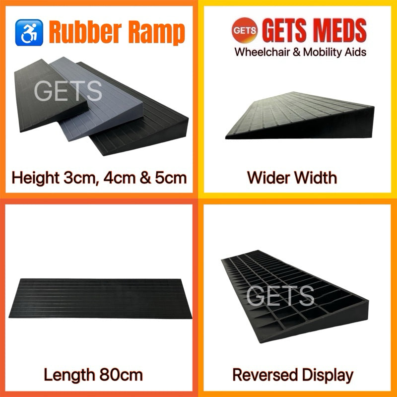 SG Ramps Wheelchair Ramp, Kerb Ramps for E-scooter, Bikes & Cars. Brand New & Ready Stock!