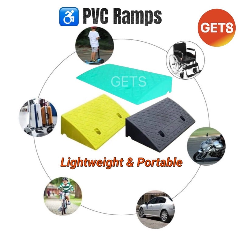 SG Ramps Wheelchair Ramp, Kerb Ramps for E-scooter, Bikes & Cars. Brand New & Ready Stock!