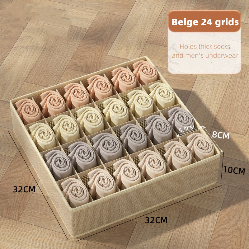 SG In Stock Underwear Socks Bra Storage Organizer Thick Fabric Material