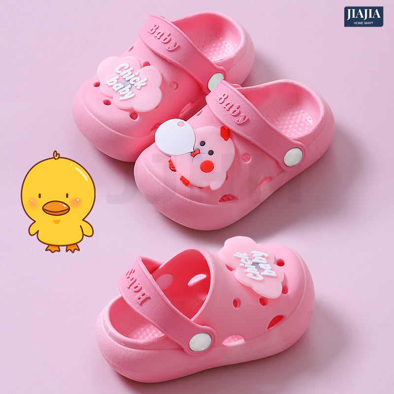 Cute Cartoon Kids Sandal Slip-on Boys Girls Slipper Toddler Baby Children Shoes Waterproof EVA Holes Clog