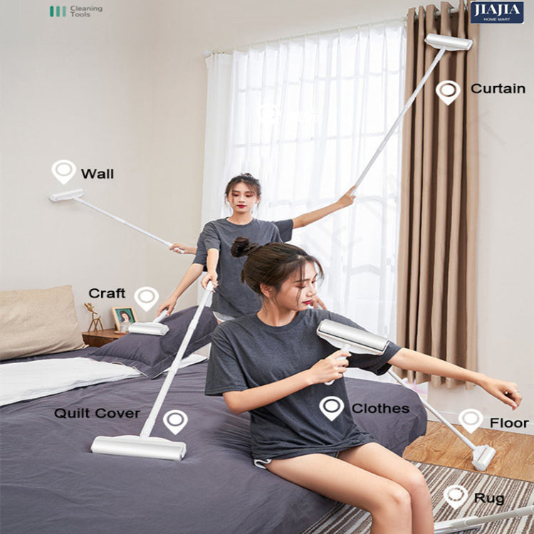 Lint Broom Roller Retractable Dust Hair Remover with Paper Refill
