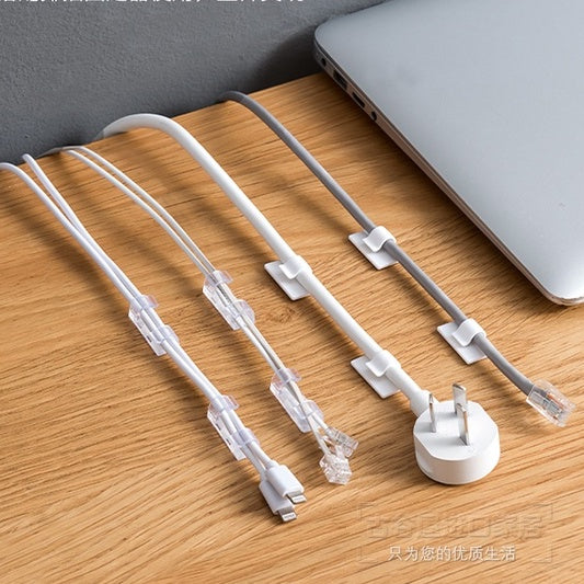 Power Plug Socket Holder with Adhesive Tape
