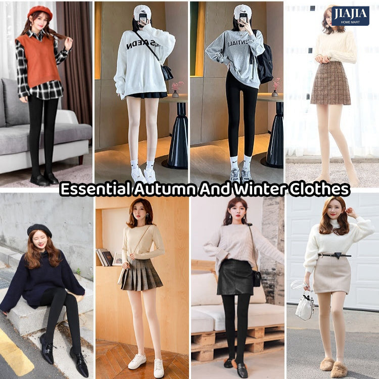 250g/350g Fleeced Lined Thick Thermal Leggings Winter Wear Pants Warm Stockings
