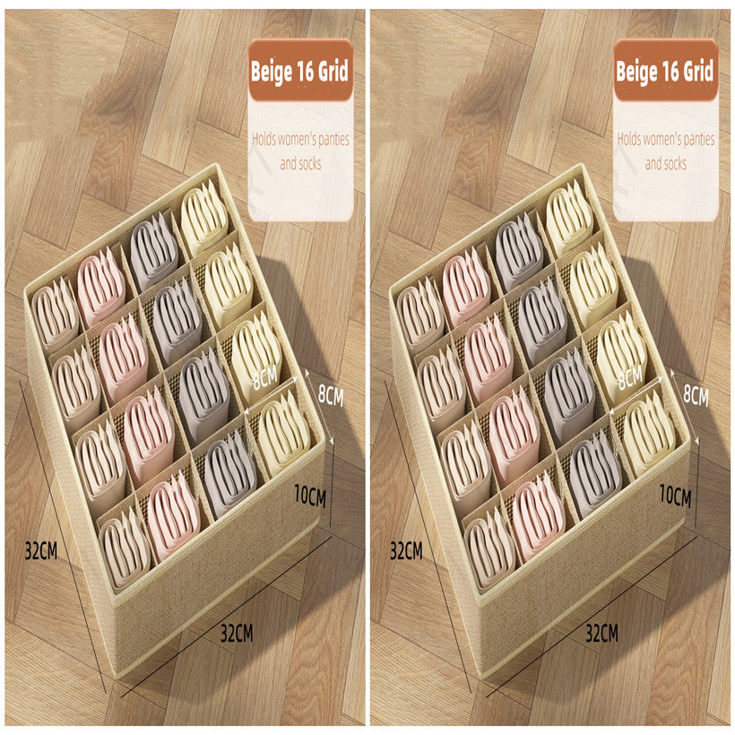 SG In Stock Underwear Socks Bra Storage Organizer Thick Fabric Material