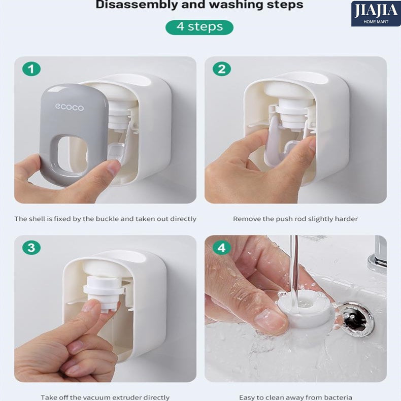 Wall Mounted Toothpaste Dispenser