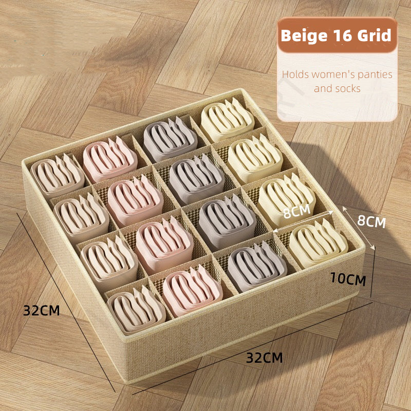 SG In Stock Underwear Socks Bra Storage Organizer Thick Fabric Material