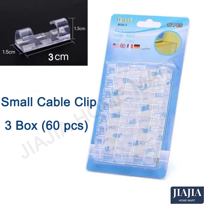 Wire Clip Cable Holder Self Adhesive Clamp 3M Sticky