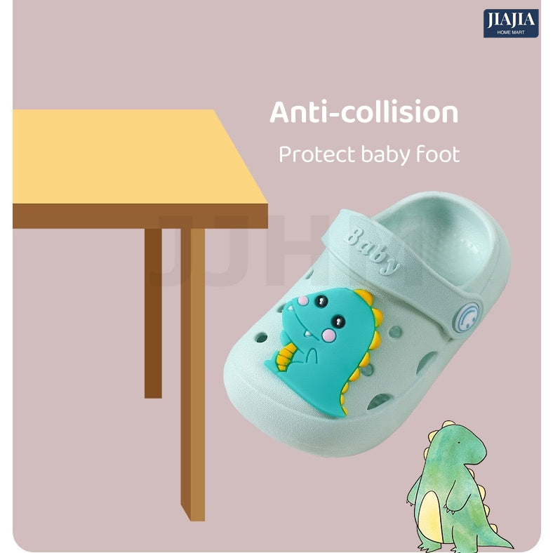 Cute Cartoon Kids Sandal Slip-on Boys Girls Slipper Toddler Baby Children Shoes Waterproof EVA Holes Clog