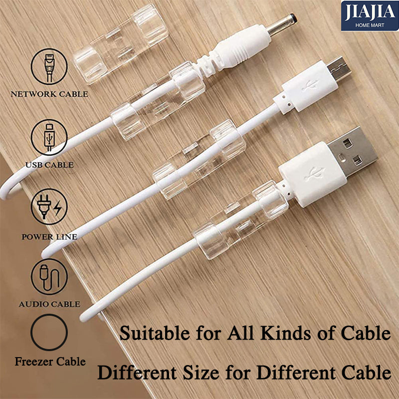 Wire Clip Cable Holder Self Adhesive Clamp 3M Sticky
