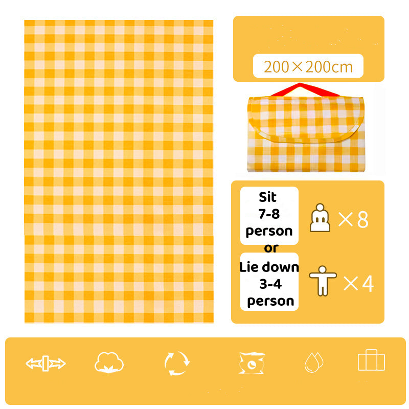 Foldable Picnic Beach Mat Waterproof with Thickened Material