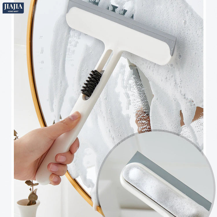 Window Cleaning Wiper Brush With Short Handle