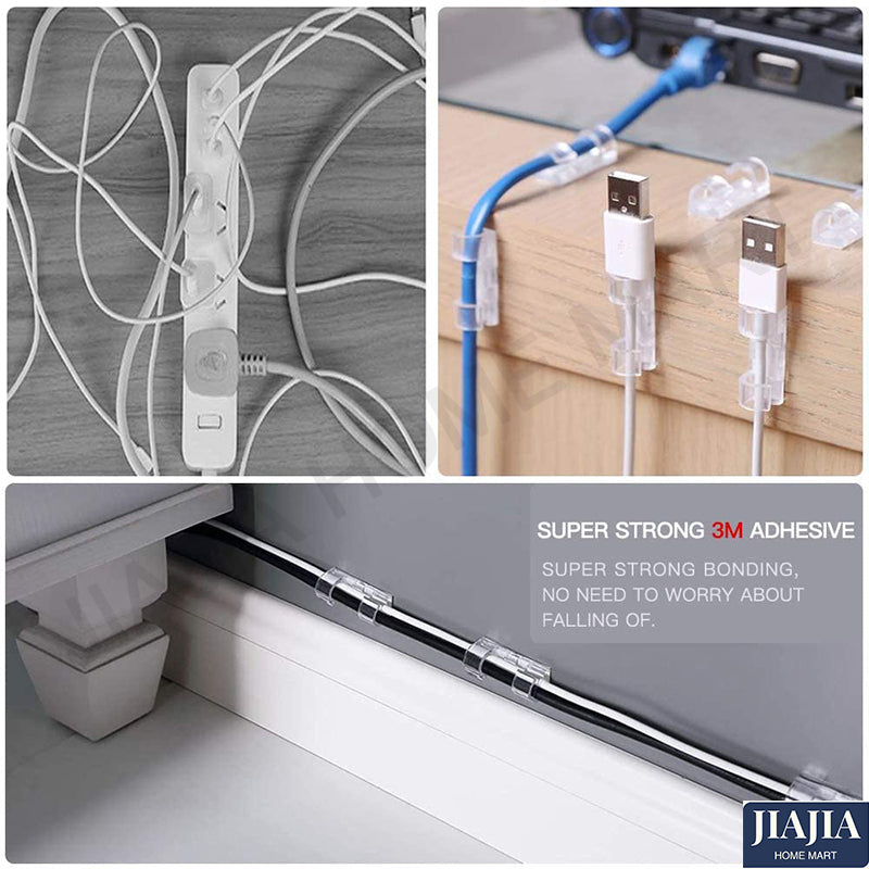 Wire Clip Cable Holder Self Adhesive Clamp 3M Sticky
