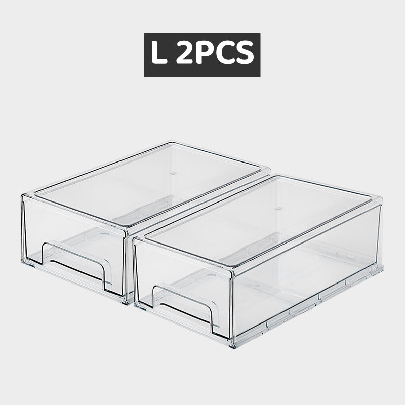 Stackable Transparent Acrylic Drawer Organizer Storage Box