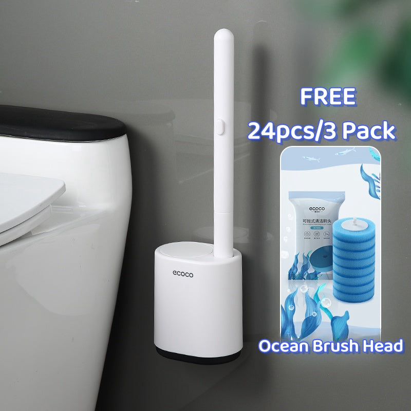 Disposable toilet brush wall-mounted toilet brush replacement head bathroom cleaning toilet Tools Accessories Sets