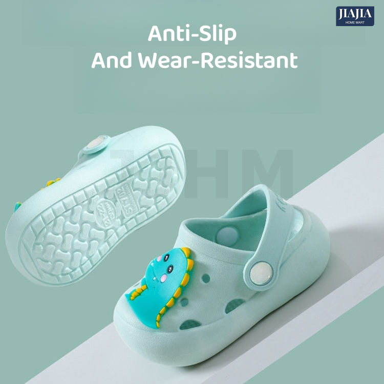 Cute Cartoon Kids Sandal Slip-on Boys Girls Slipper Toddler Baby Children Shoes Waterproof EVA Holes Clog