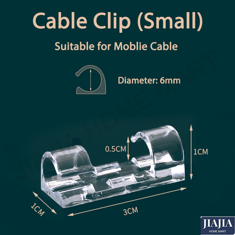 Wire Clip Cable Holder Self Adhesive Clamp 3M Sticky