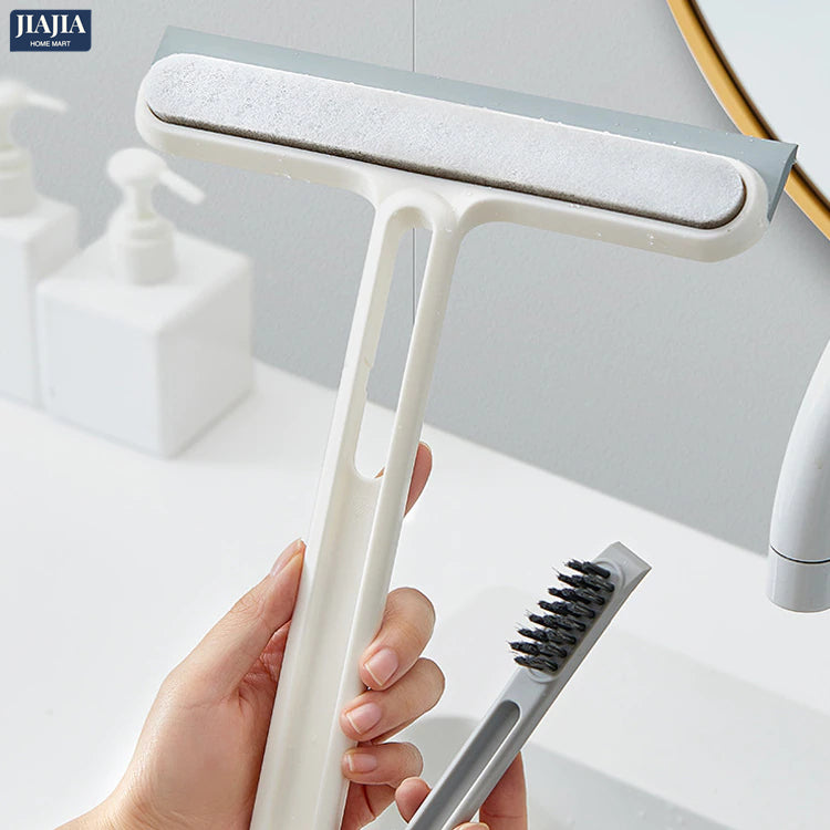 Window Cleaning Wiper Brush With Short Handle