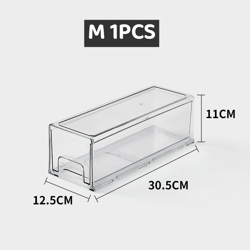 Stackable Transparent Acrylic Drawer Organizer Storage Box