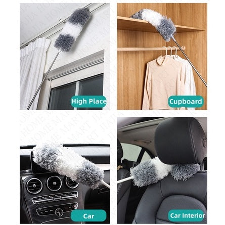 Adjustable Telescopic Ceiling Fan Duster Superfine Fiber Washable